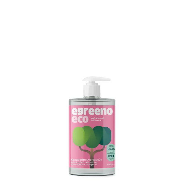 Φυσικό Κρεμοσάπουνο Egreeno Eco, με αιθέρια έλαια / 500ml
