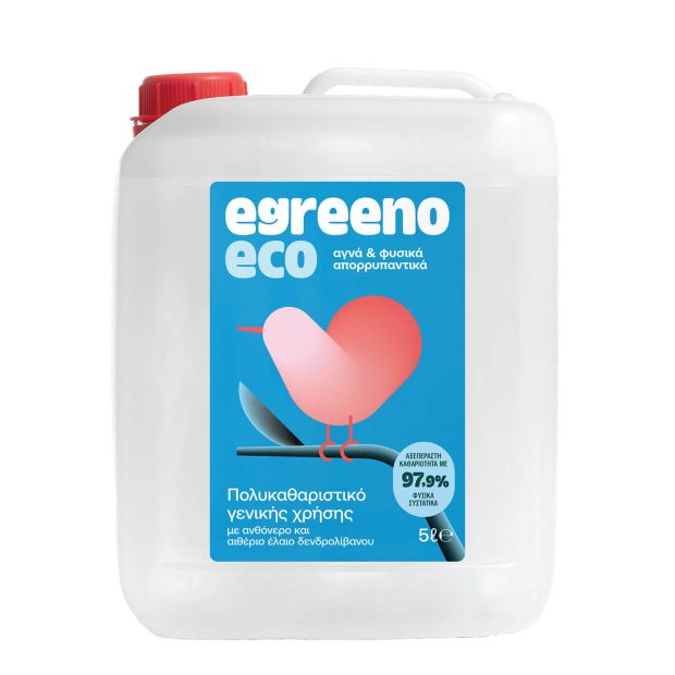 Φυσικό Πολυκαθαριστικό Egreeno Eco, με αιθέρια έλαια / 5L